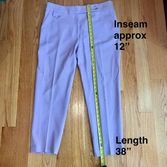 Veronica Beard Dickey Lavender Soft Lilac Purple Dickey Suit Blazer Pants Sz 14 - Picture 10 of 15